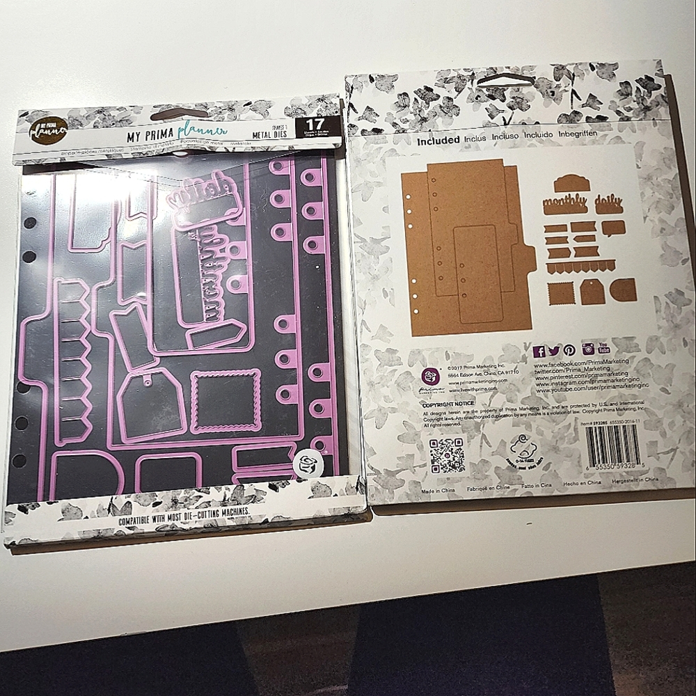 New My Prima Planner Metal Dies - Shapes 1 for Diecuts